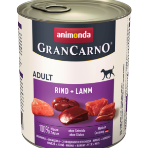 AN pies 800g GranCarno Adult wołowina/jagnięcina