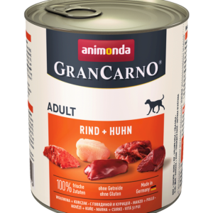 AN pies 800g GranCarno Adult wołowina/kura
