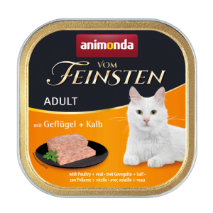 AN kot tacka 100g ADULT Drób Cielęcina