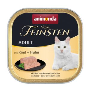AN kot tacka 100g ADULT Wołowina Kurczak
