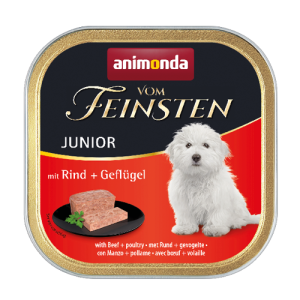 AN tacka pies 150g JUNIOR wołowina z drobiem