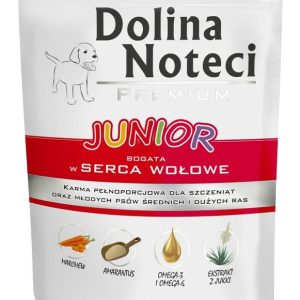 DN Premium JUNIOR 300g Serca wołowe saszetka