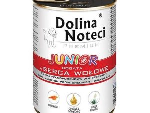 DN Premium JUNIOR 400g Serca wołowe puszka