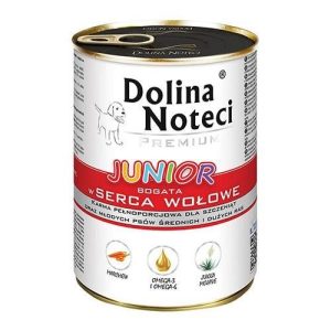 DN Premium JUNIOR 400g Serca wołowe puszka