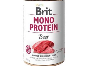 BRIT MONO PROTEIN BEEF 400g puszka